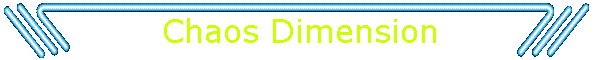 Chaos Dimension